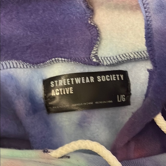 SWS Active Best Hoodie Ever Tie Dye Hooded Sweatshirt - Size large - Picture 2 of 6